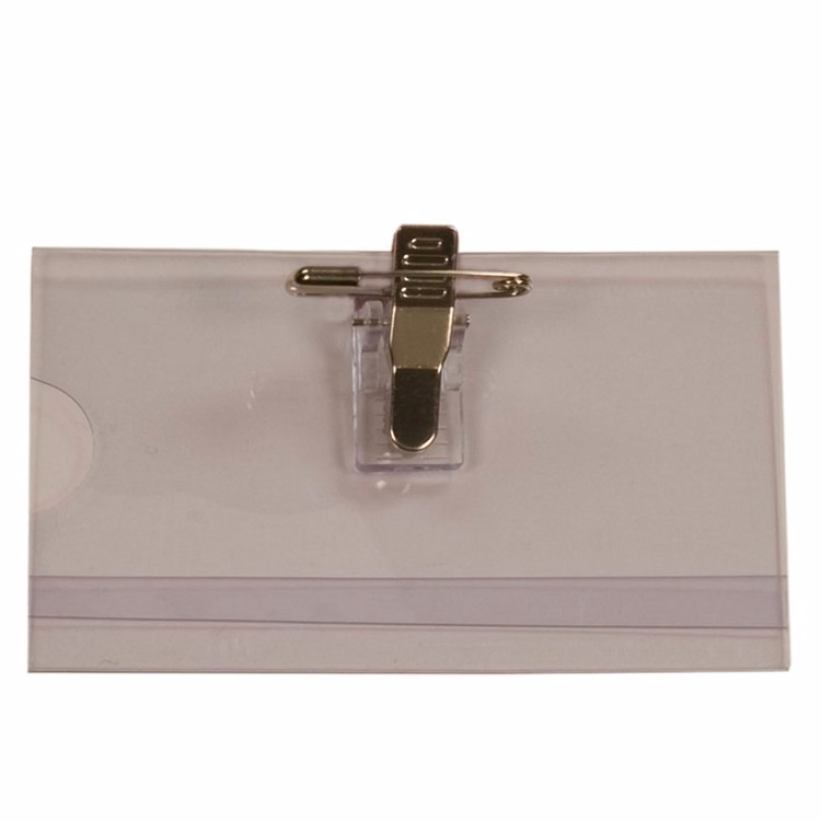 Convention Badge with Bulldog Clip & Pin