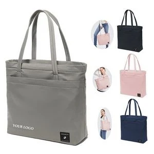 Nylon Tote Bag For Women, custom tote bag with logo imprint 1