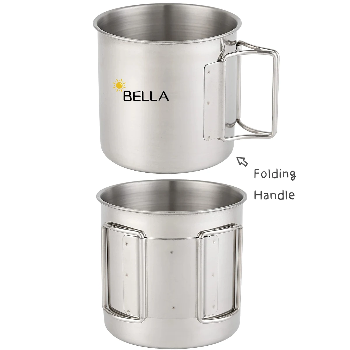 11Oz Stainless Steel Mug With Handle 1