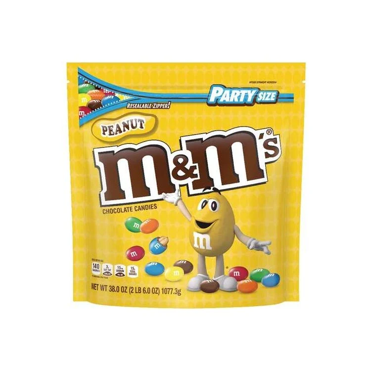 M&M's Party Size Peanut Chocolate Candies 1