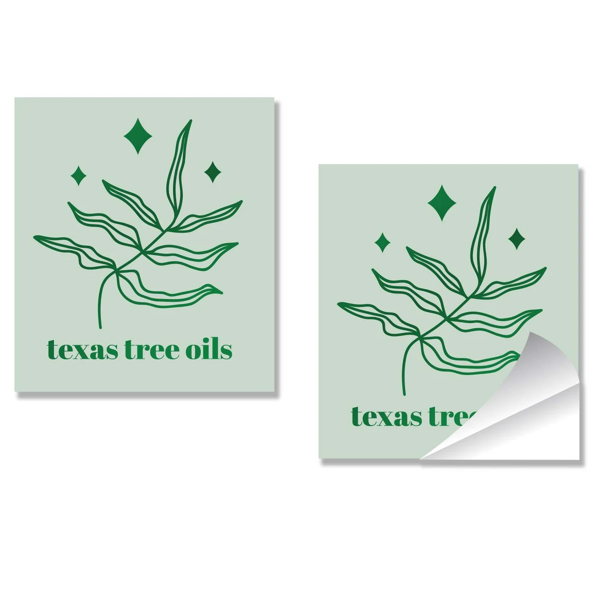 3" Square Foil Sticker 1
