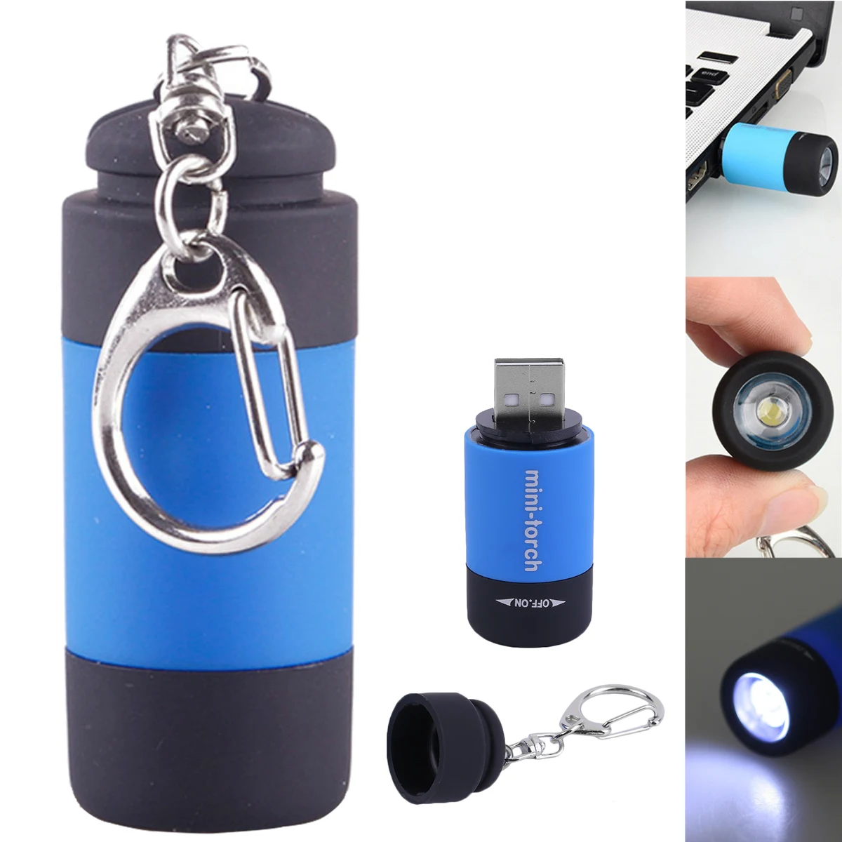USB Rechargeable Mini Flashlight 1