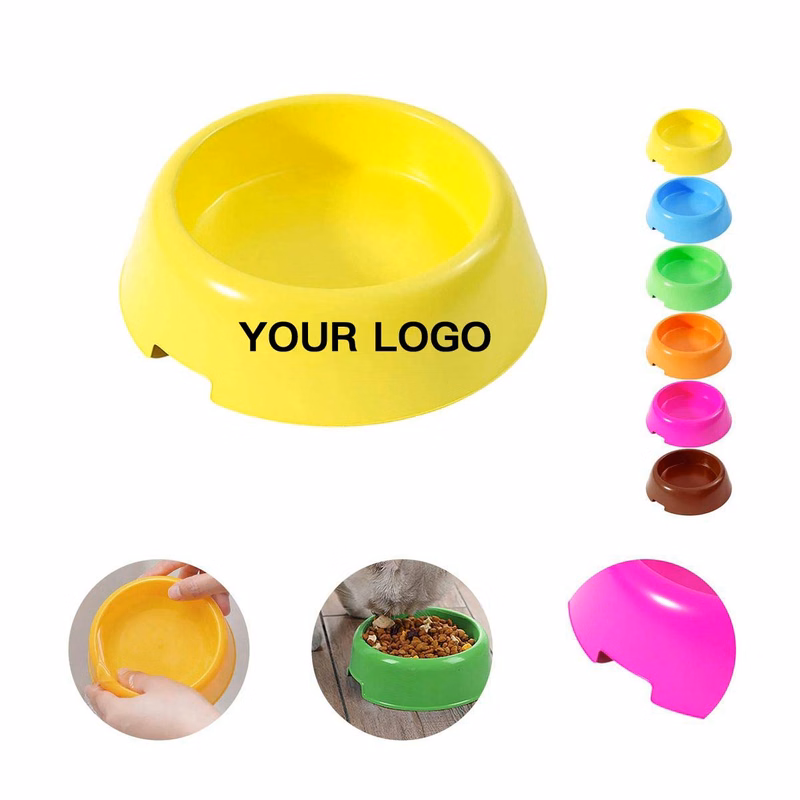 Colorful Plastic Pet Bowl with Easy Lift Handle