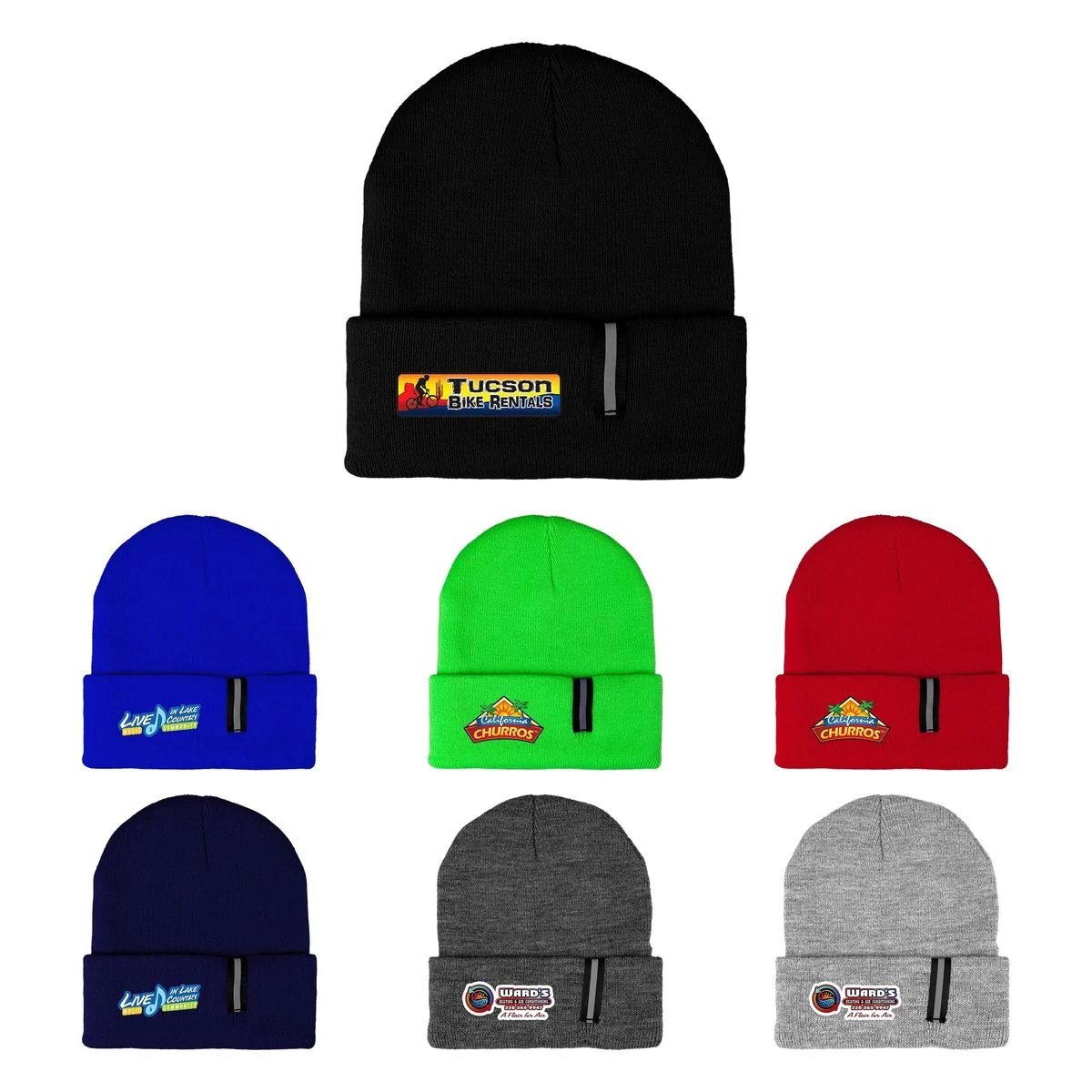 REFLECTIVE STRIP BEANIE 1