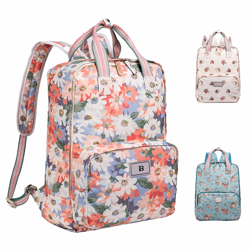 Waterproof Printing School Shoulder Laptop Backpack
