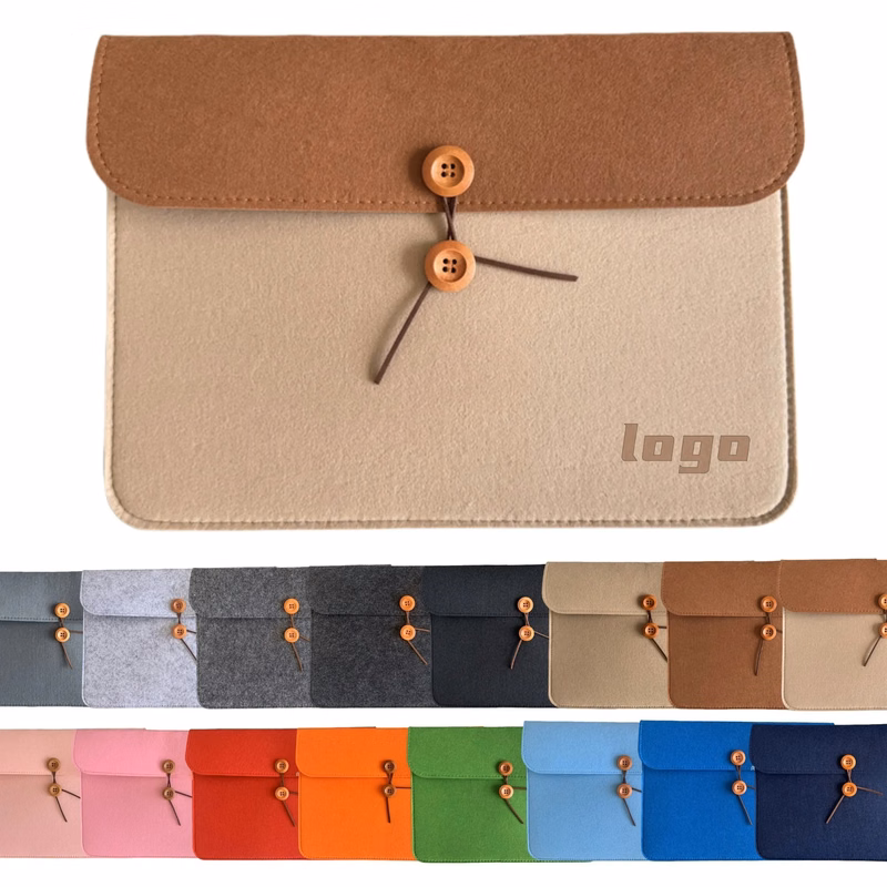 Eco-Friendly Felt A4 Document Bag for Corporate Events