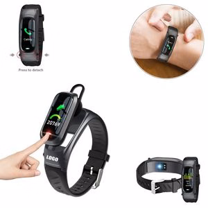2 In 1 Ear Buds With Fitness Tracker Bracelet And Smart Features