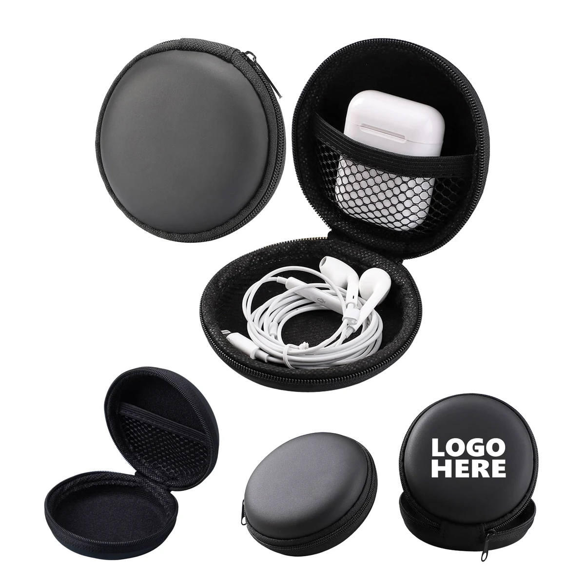 EVA Headphone Data Cable Carrying Case 1