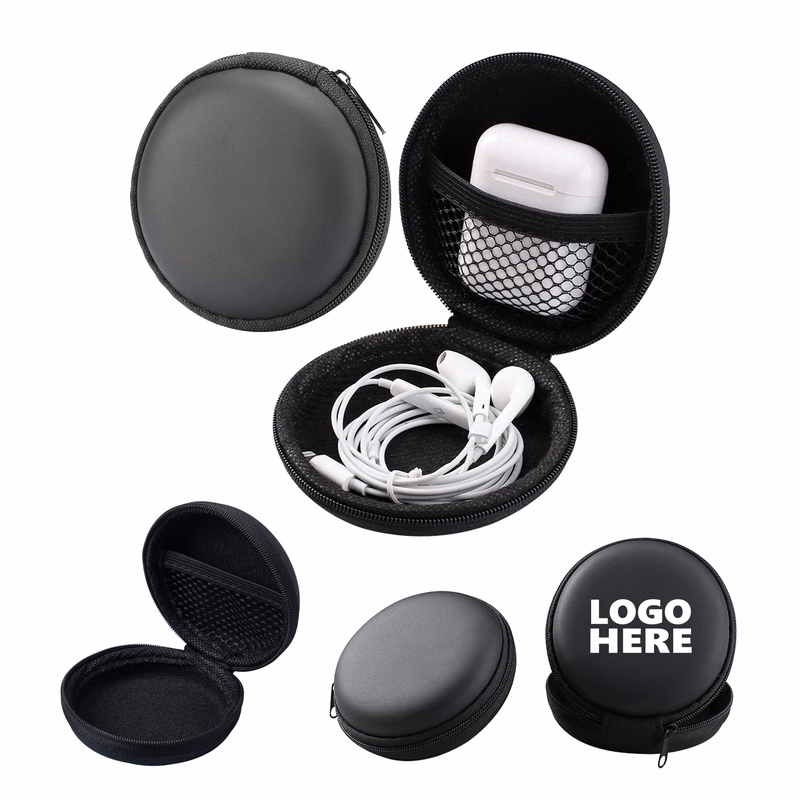 EVA Headphone Data Cable Carrying Case