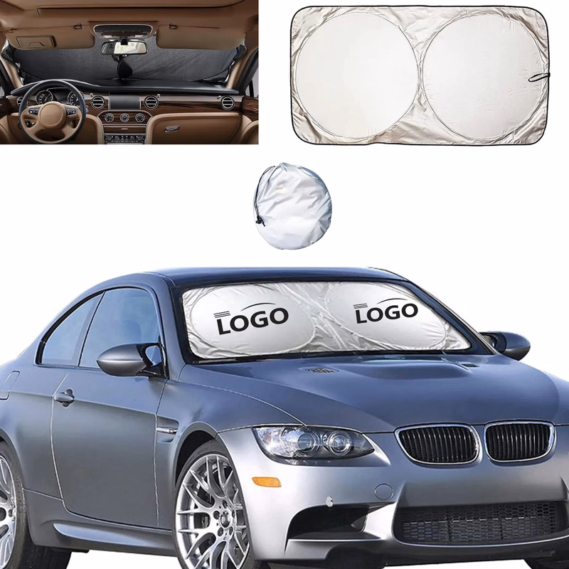 Foldable Silver Car Sun Shade