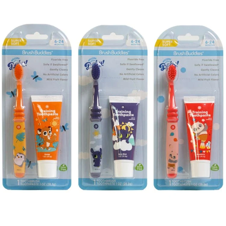 Kid's Toothbrush and Toothpaste Sets 1
