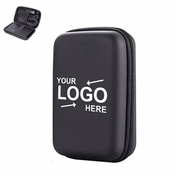 Custom 2.5-Inch Hard Drive Storage Bag with 3-Layer Protection — Travel Organizer