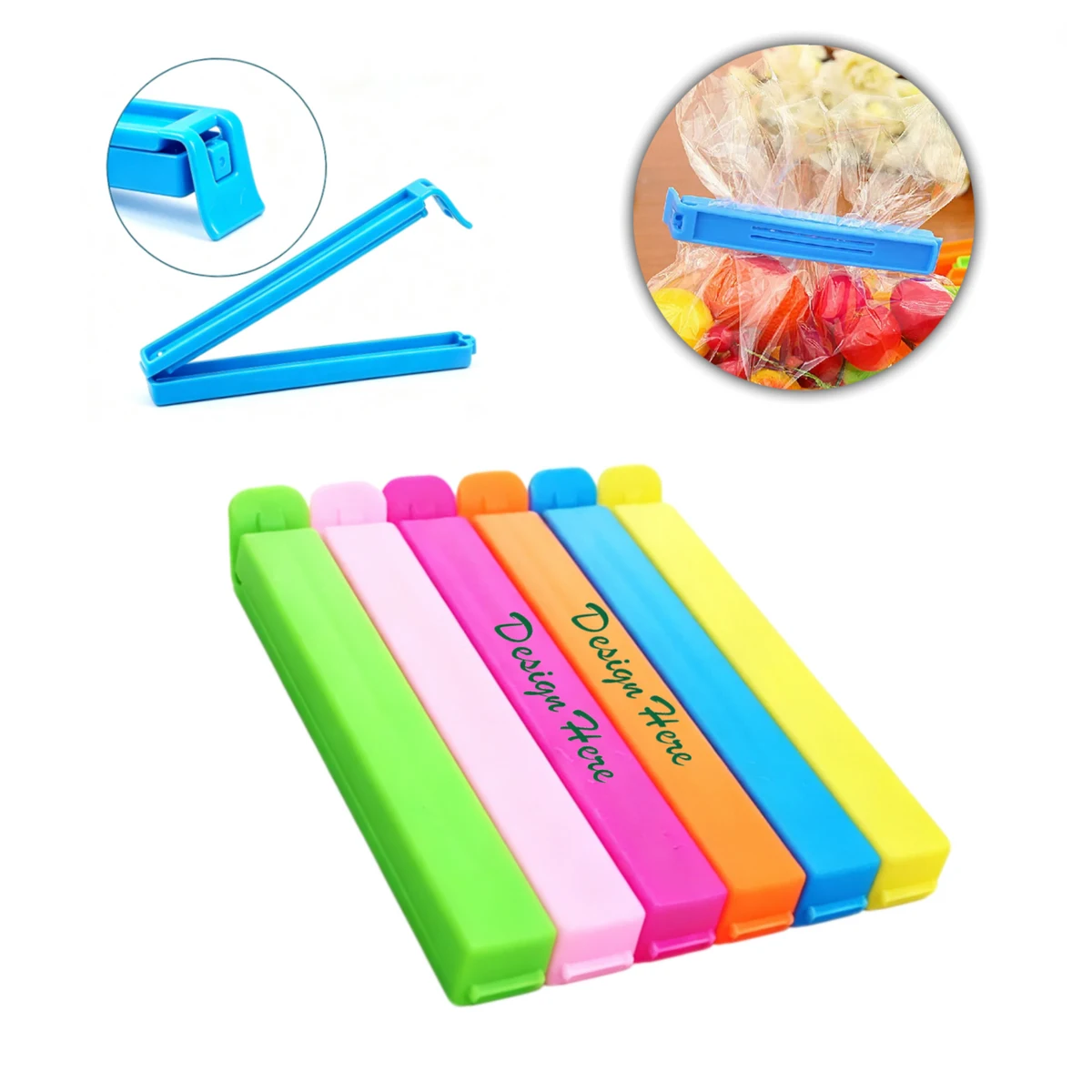 4.33-inch Plastic Chip Clips for Food Packages 1