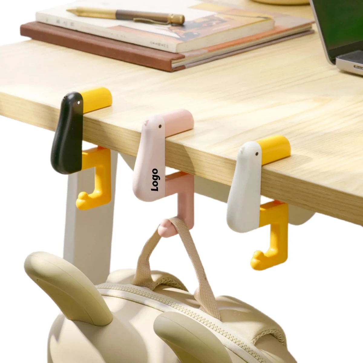 Cute Duck Shaped Desk Hook 1