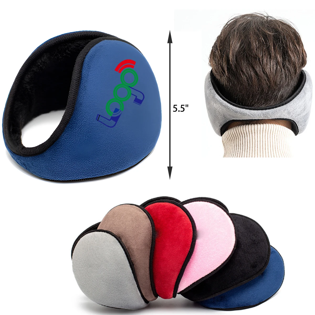 MOQ 50 PCS Thick Winter Fleece Warm Earmuffs 1