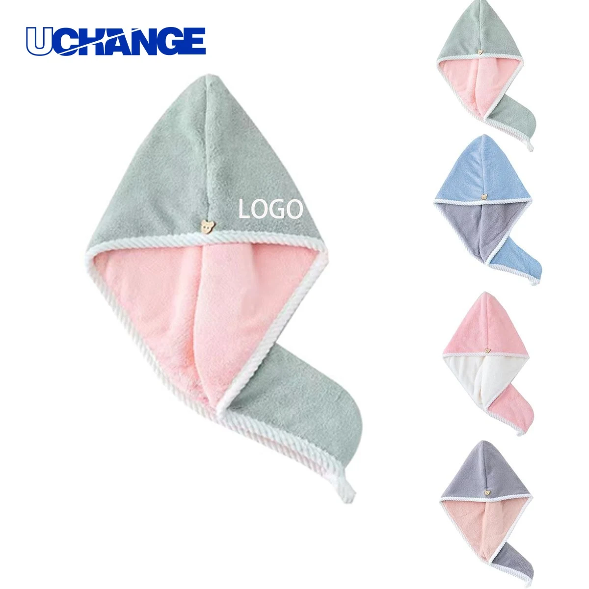 Super Absorbent Microfiber Towel Wrap 1