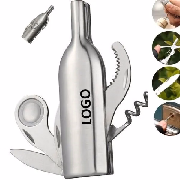 Multifunctional bottle opener with keyring