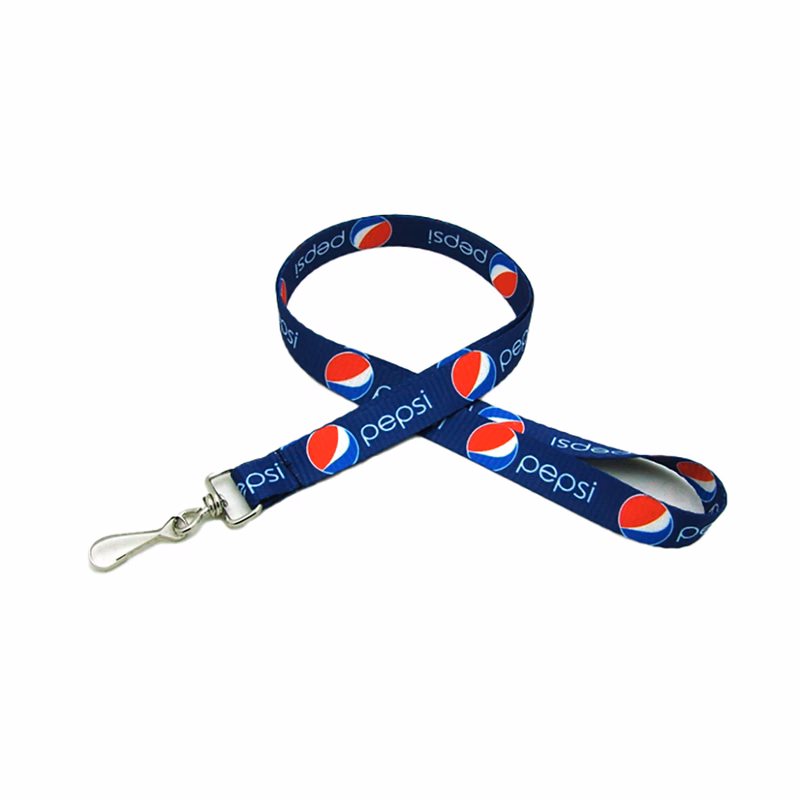 1/2" Digitally Sublimated Lanyard w/ J Hook