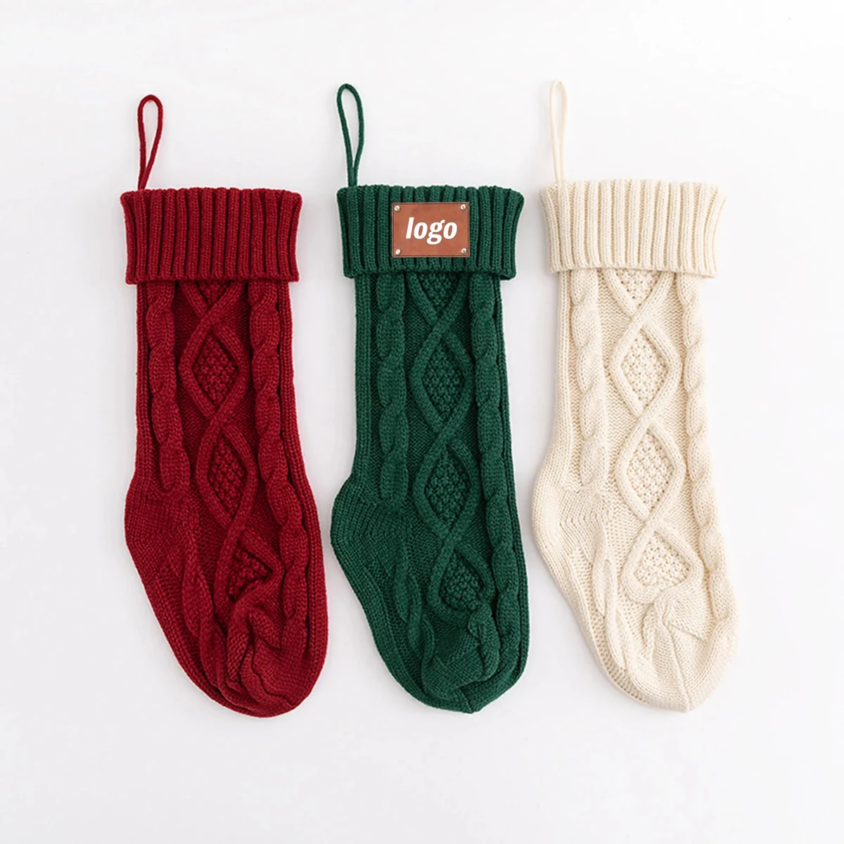 Customized Christmas Pendant Sock Gift 1