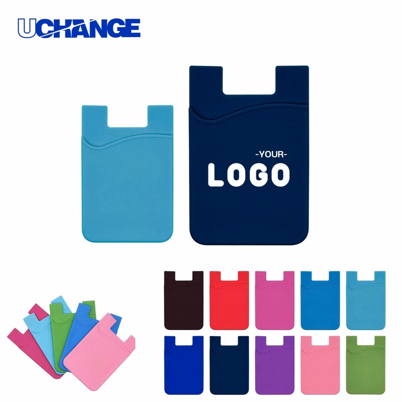Soft Silicone Phone Wallet Card Holder