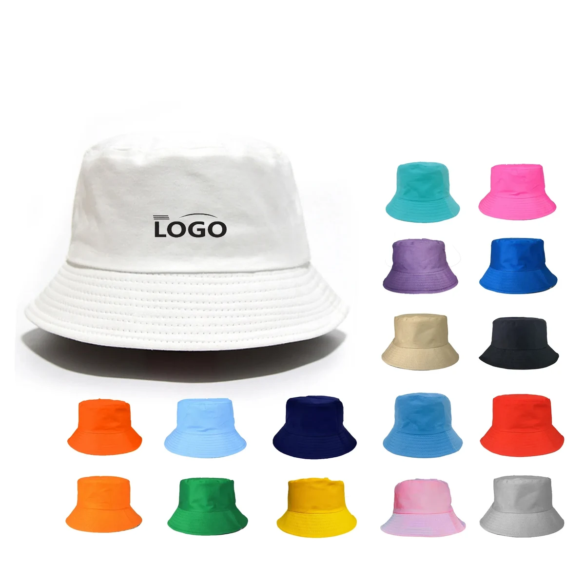 Sun Protection Customizable Cap Stylish Bucket Hat MOQ 50 1