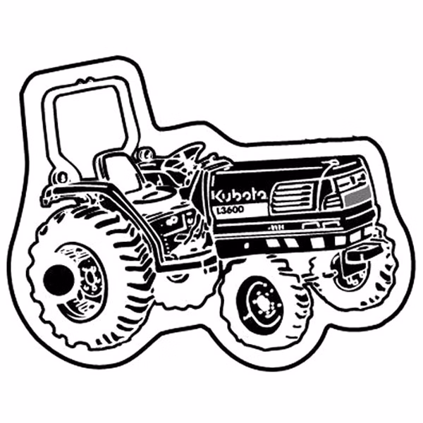 Tractor 9 Key Tag - Spot Color
