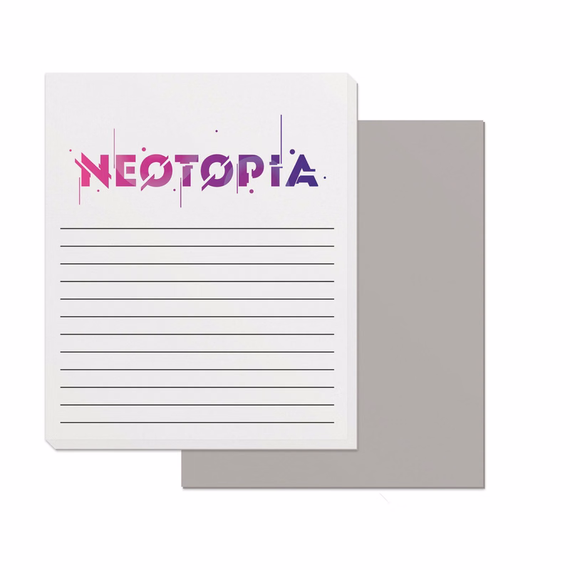 50 Page Note-Pads with 4 Colour Process (3.5"x4.25")