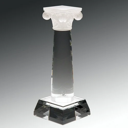 Unique Lead Crystal Column Award 1