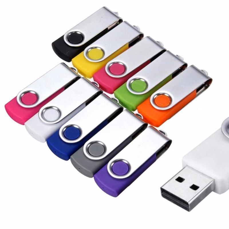 2GB Swing USB Flash Drive Swivel Cover MOQ 25