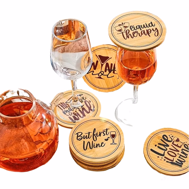 Wooden Cover for Wine Glass