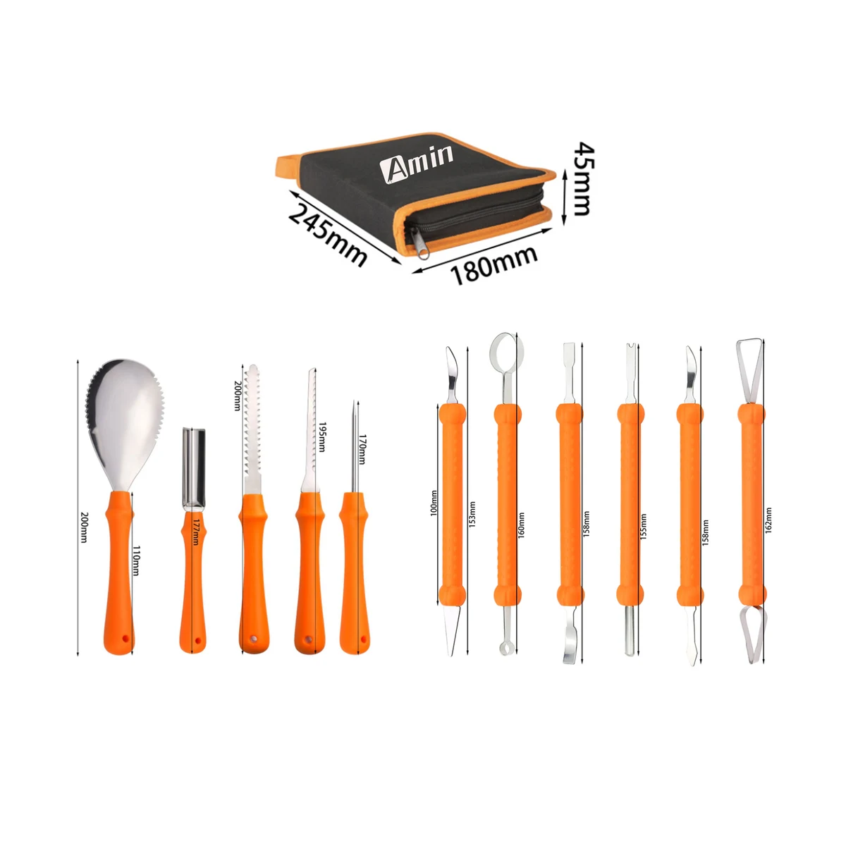 11 Pieces Professional Pumpkin Craving Kits 1
