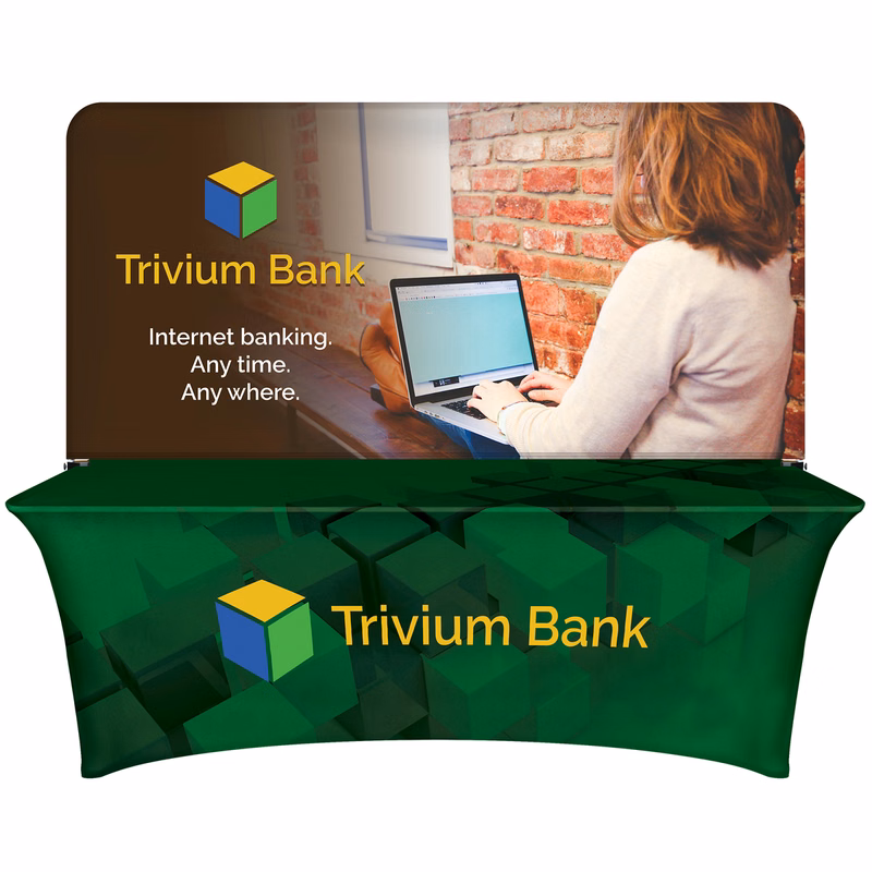 8' Table Cover Half Wall Kit