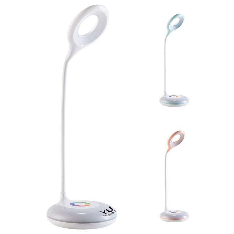 Touch Control USB Charging 7 Color LED ABS Desk Lamp