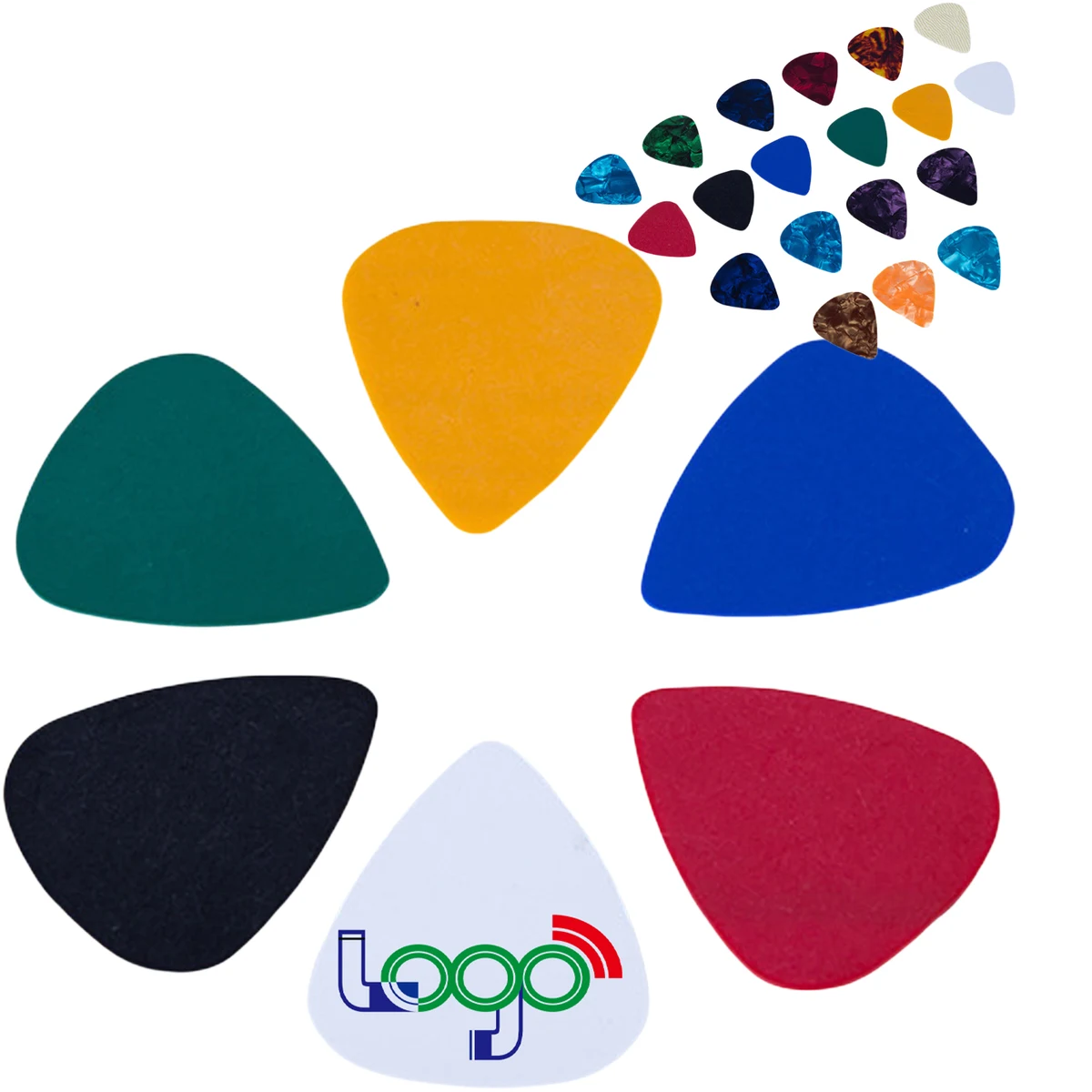 Guitar Plectrum Plastic MOQ100 1