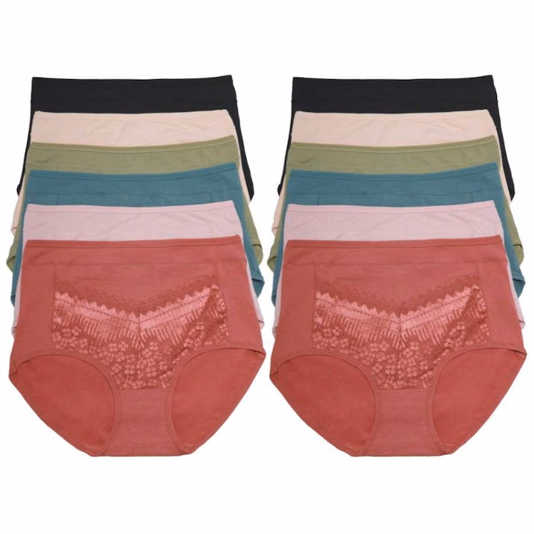 High Rise Brief Panties - Assorted Colors S-XL