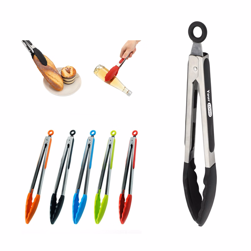 13.6 Inch Silicone Kitchen Tongs