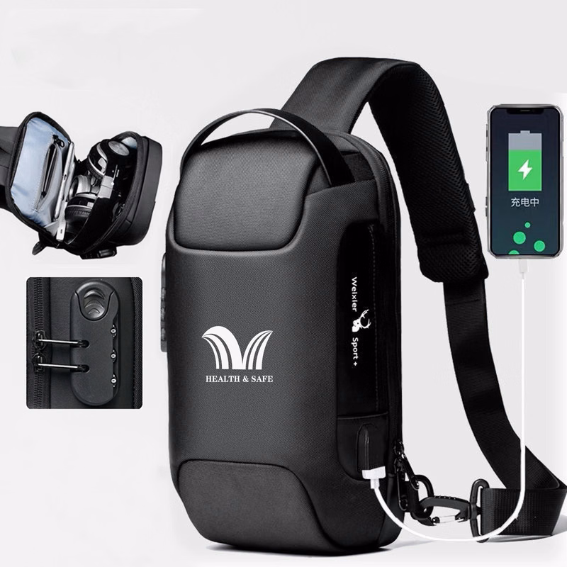 Anti-Theft Men'S Chest Bag