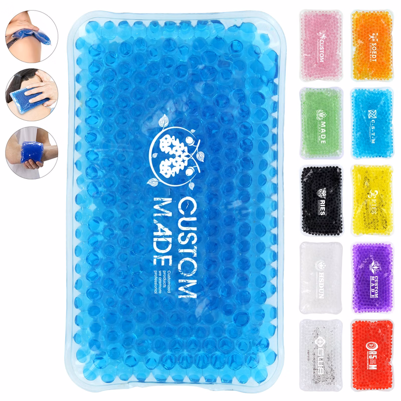 4'' x 4'' Reusable Square Gel Beads Hot/Cold Pack