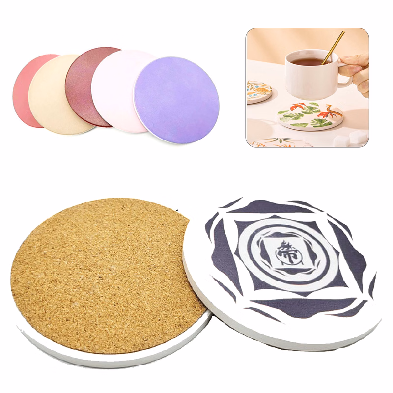 Personalized Round Ceramic Coaster