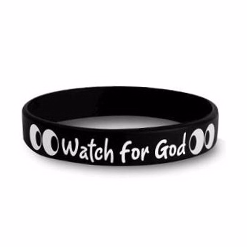 MOQ100PCS  Wristband 1/2" Width Silicon