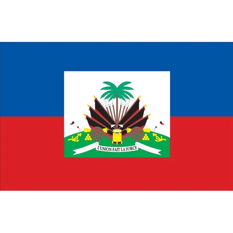 Haiti Flag - 3' x 5' - Nylon without Seal 1