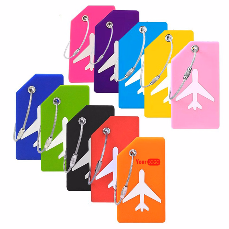 Silicone Vibrant And Durable Luggage Tags For Easy Identification