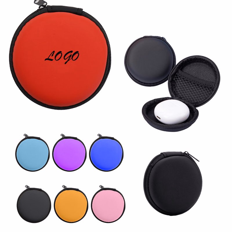 Round Headphone Storage Bag