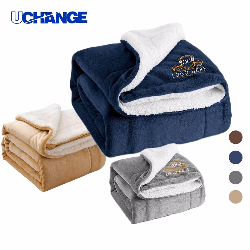 Micro-Mink Sherpa Blanket Throw