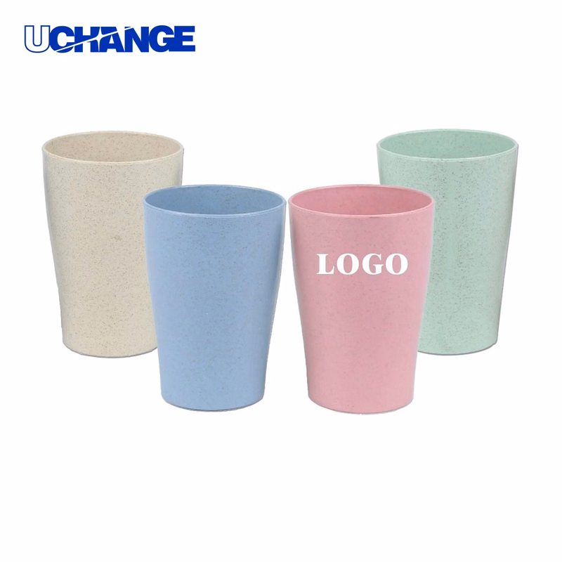 Wheat Straw Toothbrush Cup Holder for Bathroom Use
