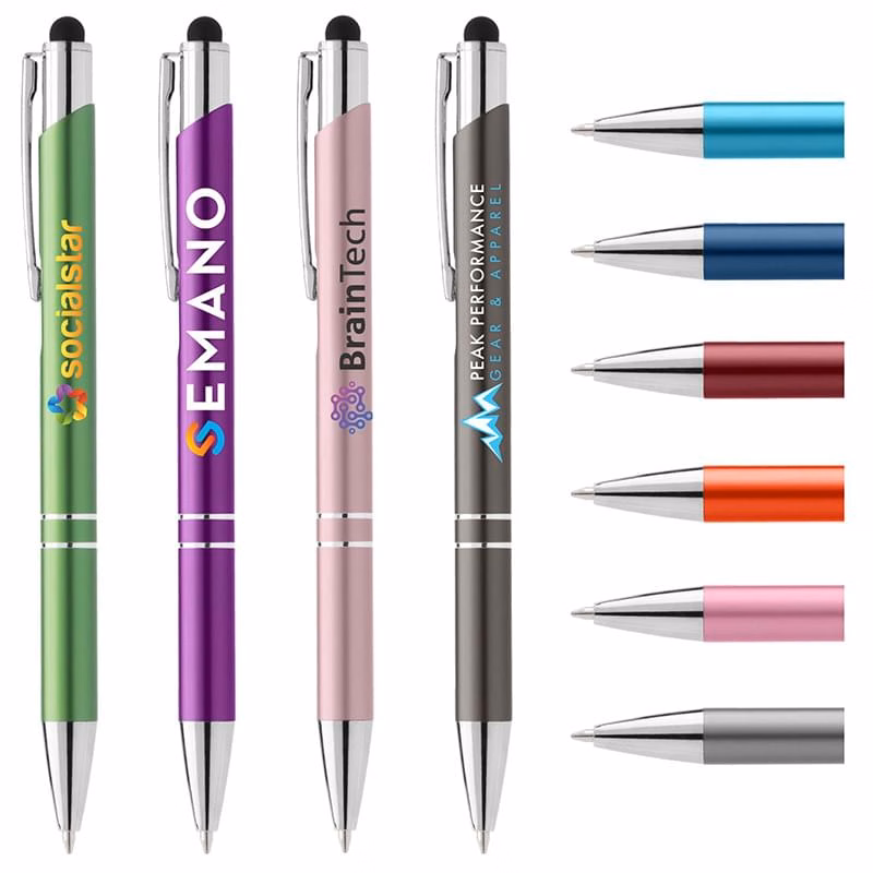 Matte Chico Pen w/ Stylus Top -