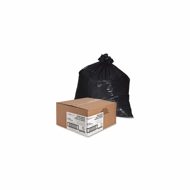 Trash Can Liners - Recycled Material Used 45 Gallons
