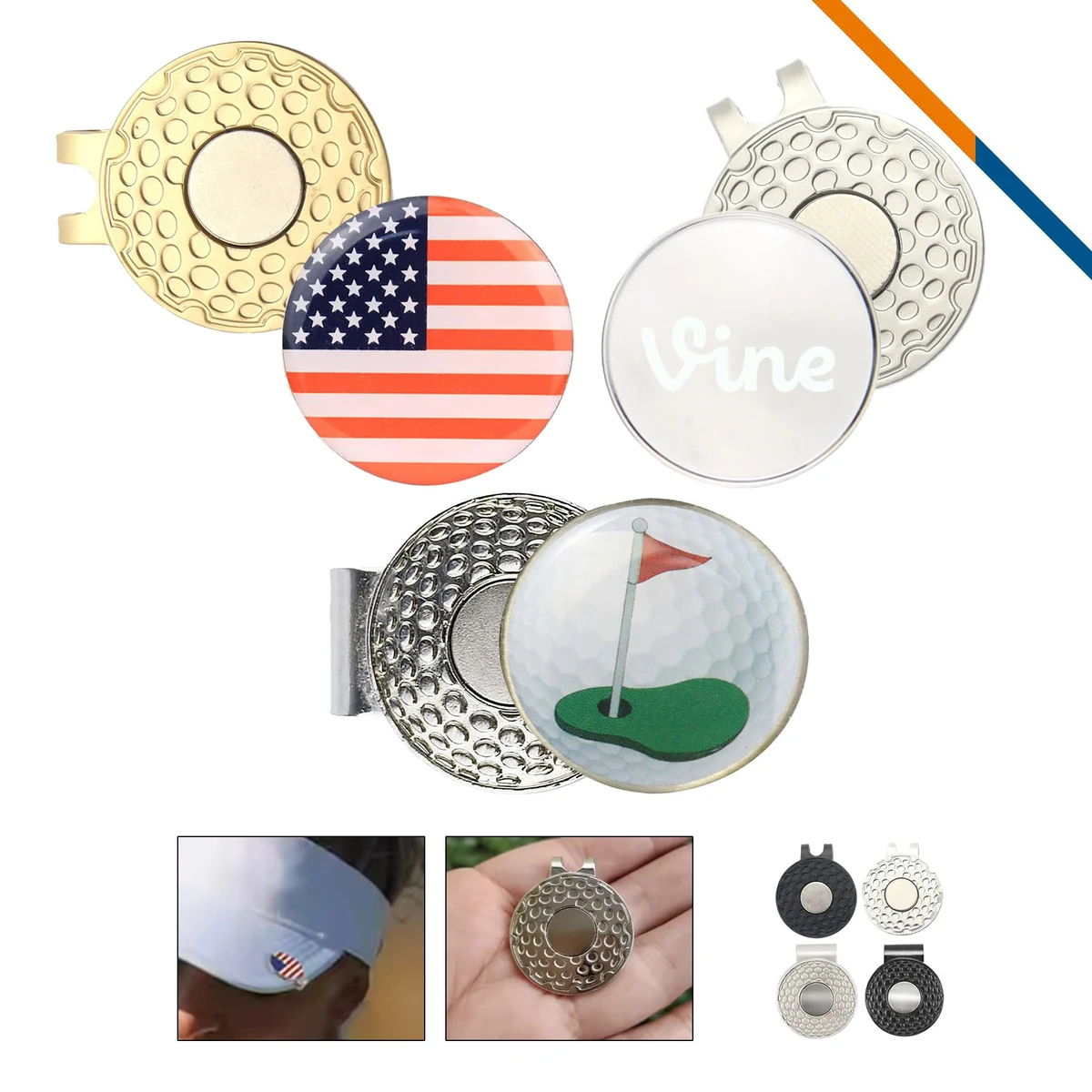 Luno Golf Ball Marker Cap Clip 1