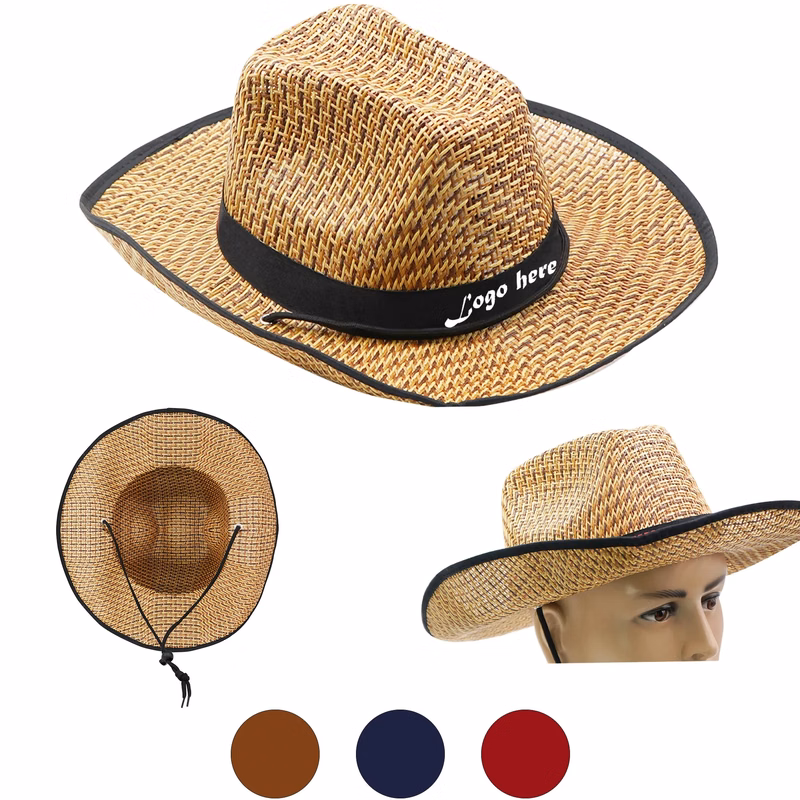Outdoor Band Cowboy Straw Hat