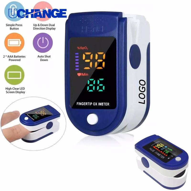 Fingertip Pulse Oximeter Finger Clip Monitor for Health Tracking
